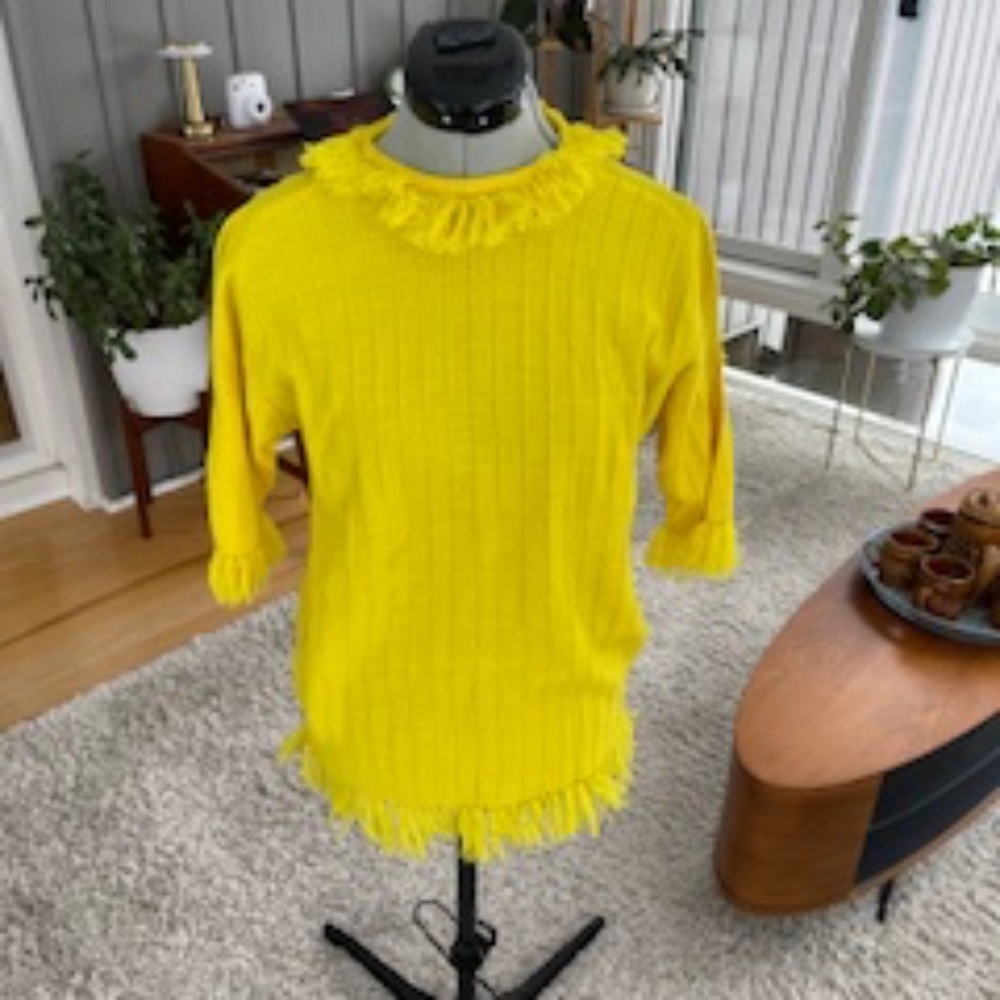 Vintage Yellow 'Helen Sue" Sweater  - M